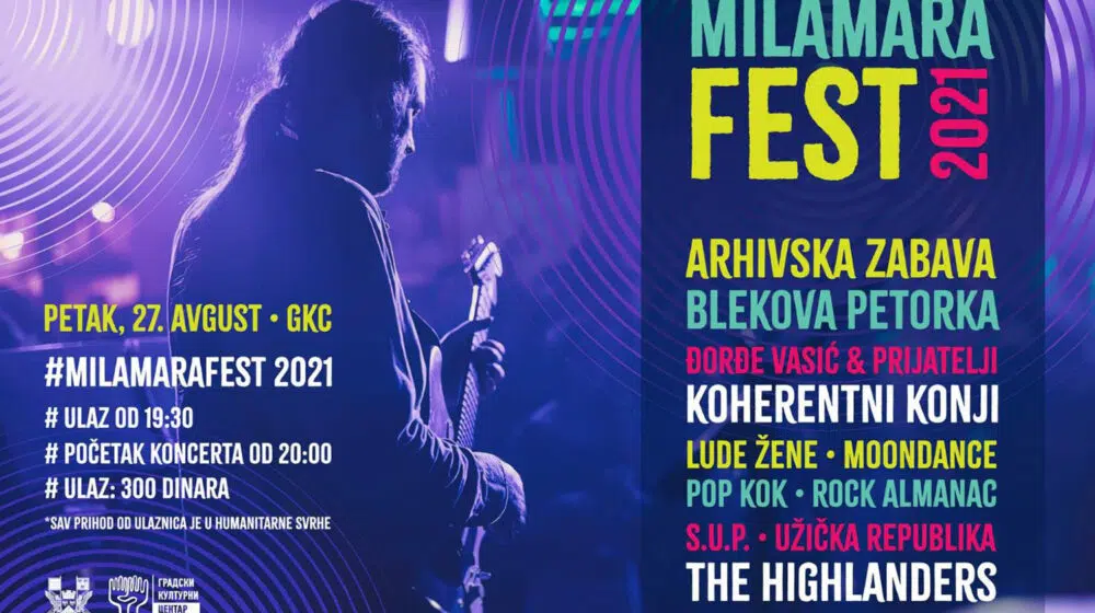 Milamara Fest: humanitarni koncert užičkih bendova